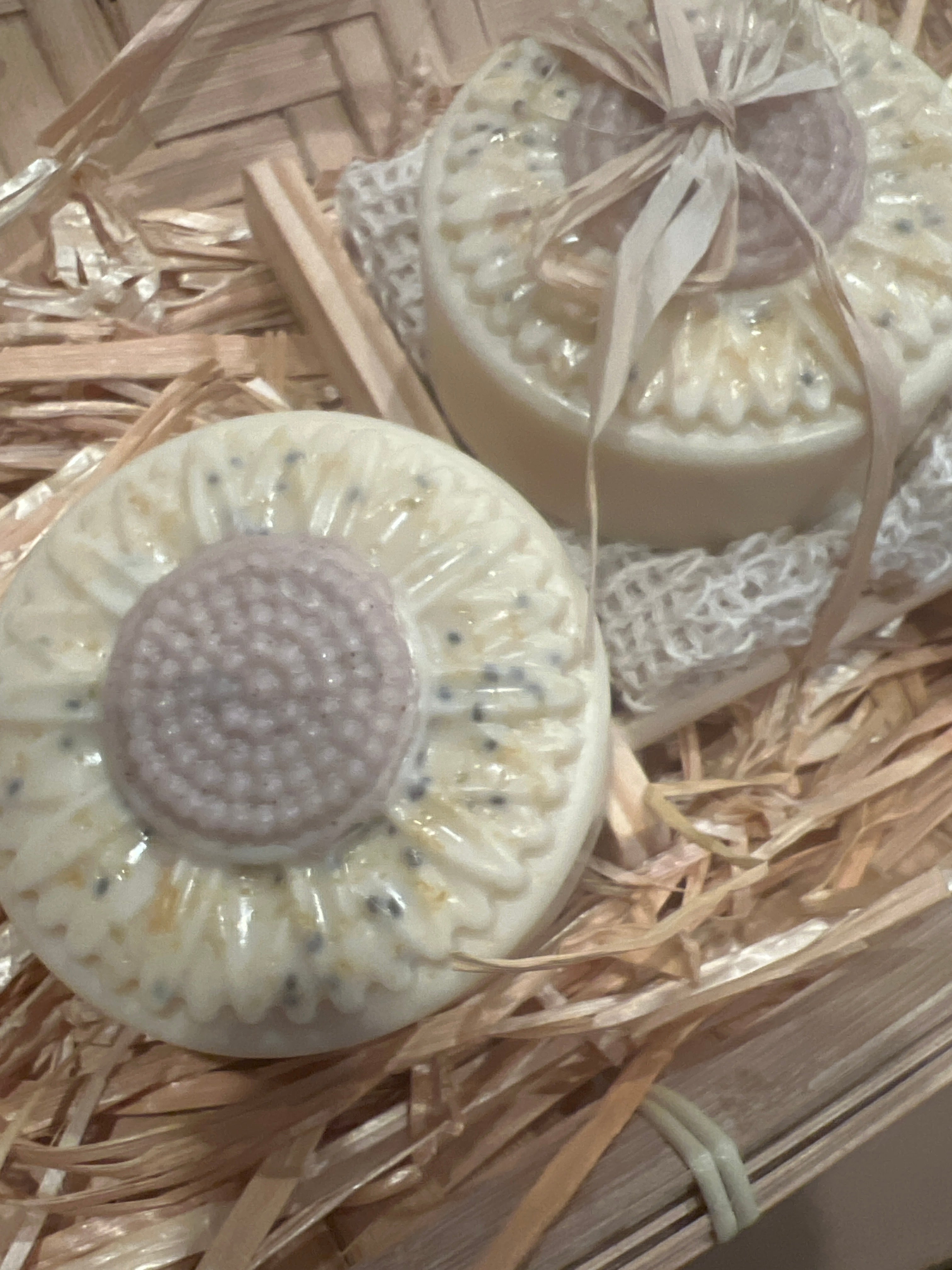 Passion Fruit Chia Cleanse with sisal soap saver bag and holder
