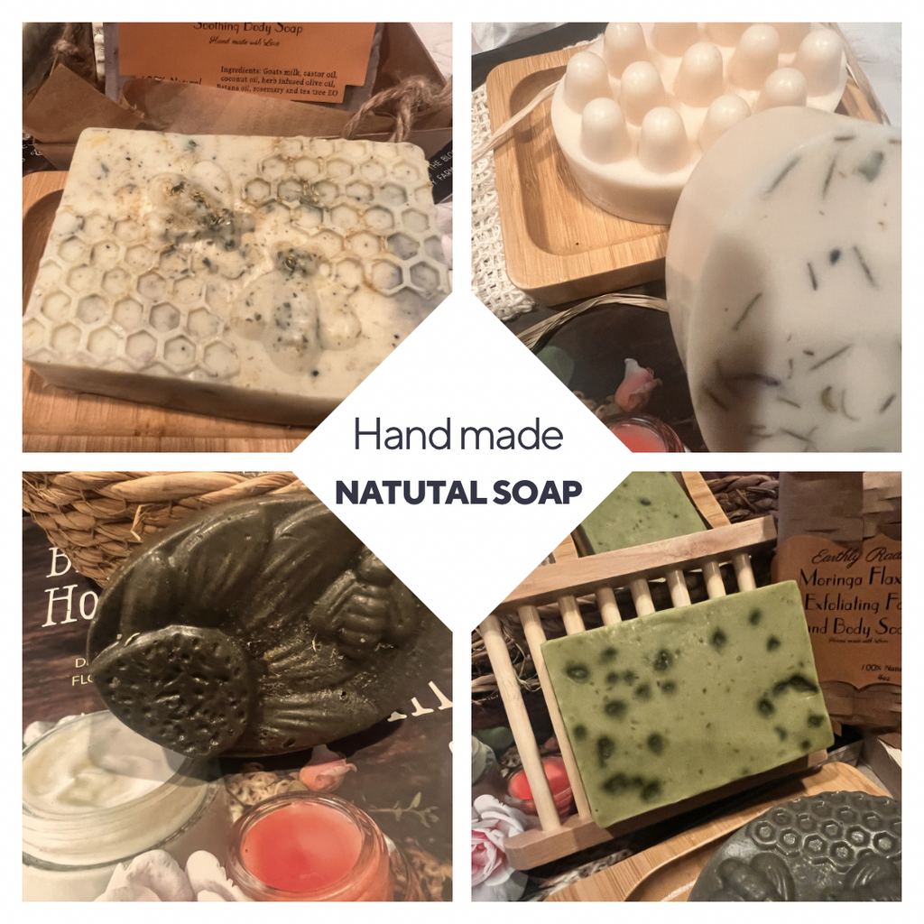 Passion Fruit Chia Cleanse with sisal soap saver bag and holder