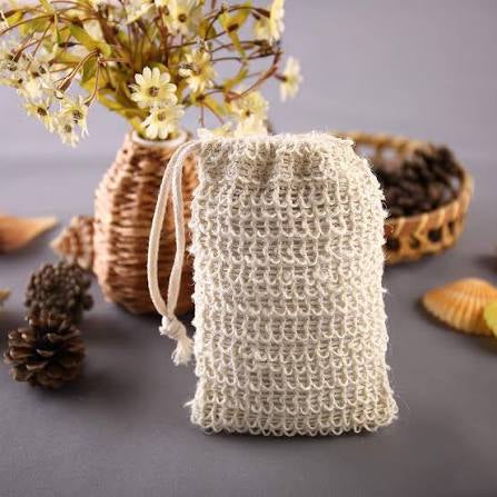 Passion Fruit Chia Cleanse with sisal soap saver bag and holder